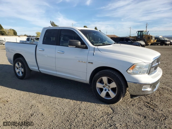 2010 Dodge Ram 1500 SLT with VIN 1D7RB1GT3AS246530, listed as a Copart auction lot 75389734 with 54,566 mi miles and Salvage Title. Bid and sale history available at carsss.com. Image 4.