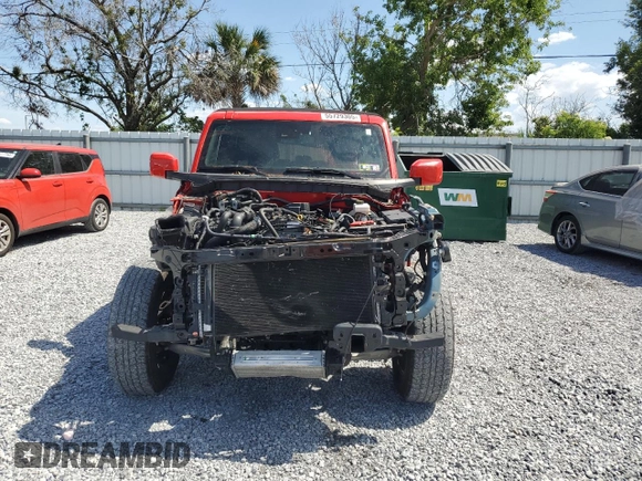 2022 Ford Bronco with VIN 1FMDE5BH7NLA89196, listed as a Copart auction lot 55729305 with 35,813 mi miles and Non Repairable. Bid and sale history available at DreamBid. Image 5.