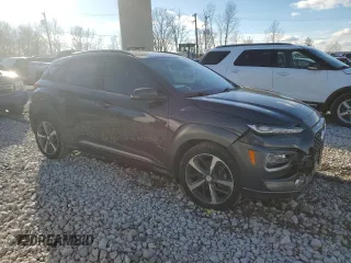 2020 Hyundai Kona Limited with VIN KM8K33A51LU416806, listed as a Copart auction lot 82025224 with 118,646 mi miles and Non Repairable. Bid and sale history available at carsss.com. Image 4.