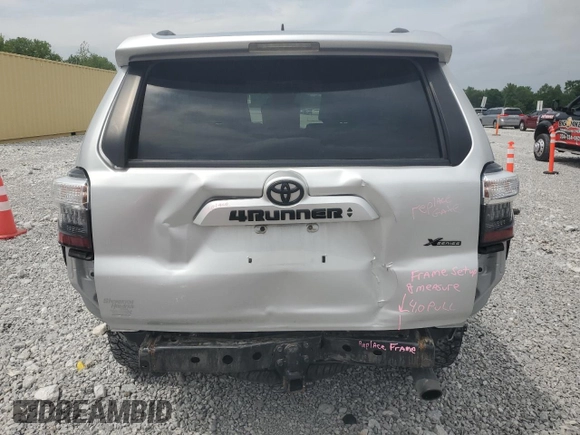 2021 Toyota 4Runner SR5 Premium with VIN JTENU5JR1M5839289, listed as a Copart auction lot 61152615 with 54,818 mi miles and Salvage title. Bid and sale history available at DreamBid. Image 6.