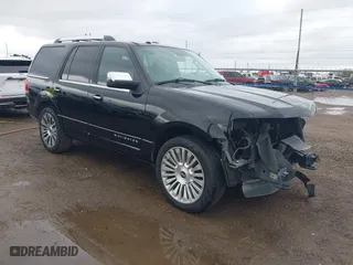 2016 Lincoln Navigator Select with VIN 5LMJJ2HT1GEL00342, listed as a IAAI auction lot 41379513 with 107,360 mi miles. Bid and sale history available at carsss.com. Image 1.