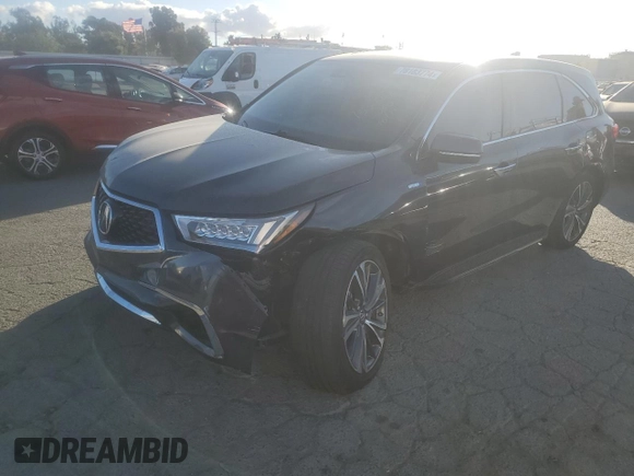 2020 Acura MDX Sport Hybrid w/Technology Pkg with VIN 5J8YD7H57LL000355, listed as a Copart auction lot 78183774 with 47,523 mi miles and Salvage Title. Bid and sale history available at carsss.com. Image 1.
