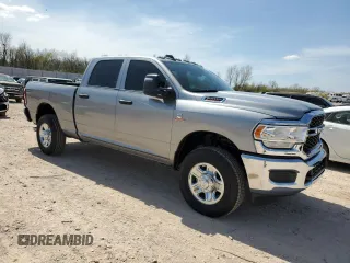 2024 Ram 2500 Tradesman with VIN 3C6UR5CL4RG393141, listed as a Copart auction lot 51021265 with 52 mi miles and Salvage title. Bid and sale history available at DreamBid. Image 4.