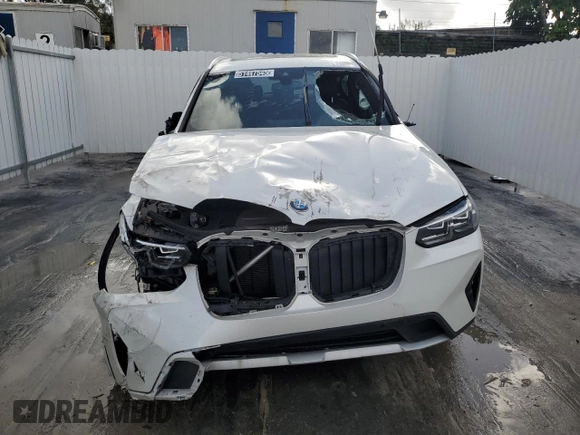 2024 BMW X3 sDrive30i with VIN 5UX43DP09R9V07976, listed as a Copart auction lot 51447545 with Not Provided miles and Salvage Title. Bid and sale history available at DreamBid. Image 5.