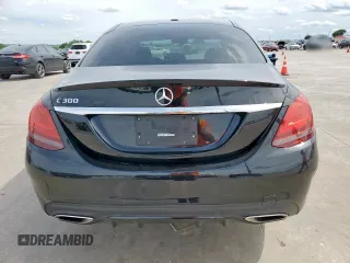 2019 Mercedes-Benz C 300 with VIN 55SWF8DB8KU298285, listed as a Copart auction lot 56227345 with 55,787 mi miles and Salvage title. Bid and sale history available at DreamBid. Image 6.