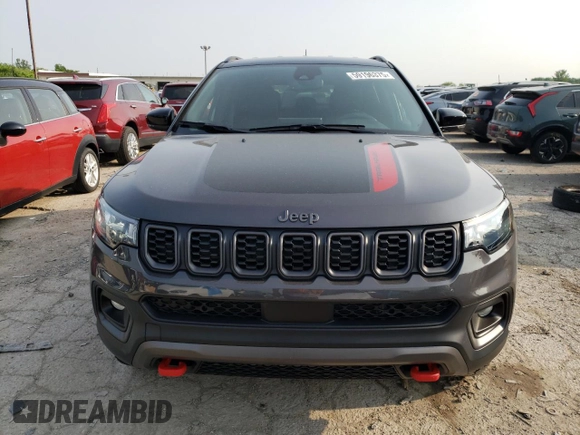 2024 Jeep Compass Trailhawk with VIN 3C4NJDDN8RT130513, listed as a Copart auction lot 59196375 with 1,845 mi miles and Salvage title. Bid and sale history available at DreamBid. Image 5.