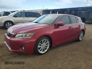 2012 Lexus CT 200h with VIN JTHKD5BH5C2119652, listed as a Copart auction lot 59312055 with 65,965 mi miles and Clean title. Bid and sale history available at DreamBid. Image 1.