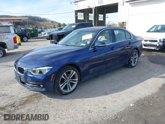 2017 BMW 3 Series 330i xDrive with VIN WBA8D9G35HNU65462, listed as a IAAI auction lot 41696854 with 60,108 mi miles. Bid and sale history available at carsss.com. Image 17.