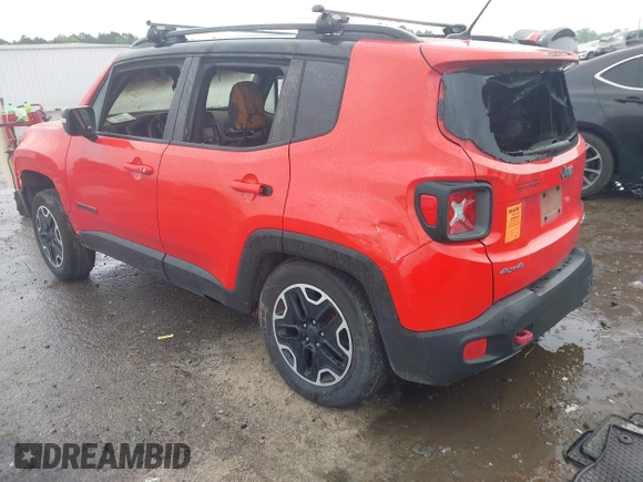 2016 Jeep Renegade Trailhawk with VIN ZACCJBCT8GPD71956, listed as a IAAI auction lot 42244660 with Not provided miles and . Bid and sale history available at DreamBid. Image 3.