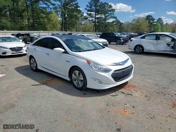 2015 Hyundai Sonata Hybrid Limited with VIN KMHEC4A42FA120760, listed as a Copart auction lot 49870275 with 117,555 mi miles and Salvage Title. Bid and sale history available at carsss.com. Image 13.
