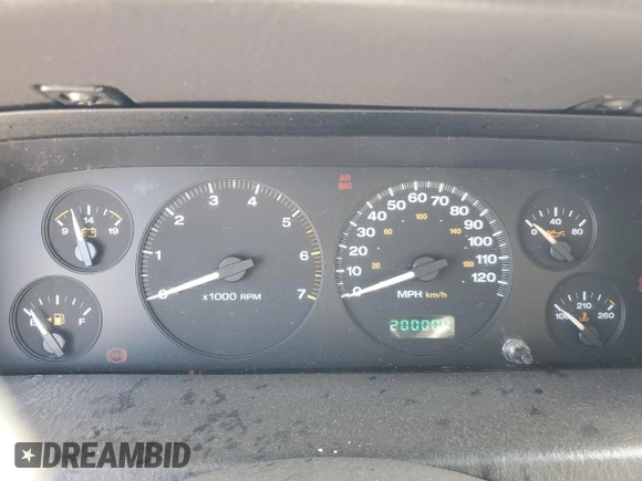 1999 Jeep Grand Cherokee Laredo с VIN 1J4GW58S5XC612309, выставлен на аукционе Copart как лот 56705085 с пробегом 200 004 миль миль и Списание • Salvage title. История ставок и продаж доступна на DreamBid. Изображение 9.