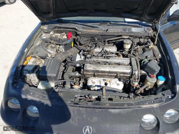1997 Acura Integra LS with VIN JH4DC4459VS016309, listed as a IAAI auction lot 41866122 with 186,372 mi miles. Bid and sale history available at carsss.com. Image 10.