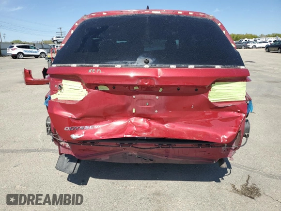 2022 Honda Odyssey EX-L с VIN 5FNRL6H76NB017297, выставлен на аукционе Copart как лот 54061605 с пробегом 52 854 миль миль и Списание • Salvage title. История ставок и продаж доступна на DreamBid. Изображение 6.