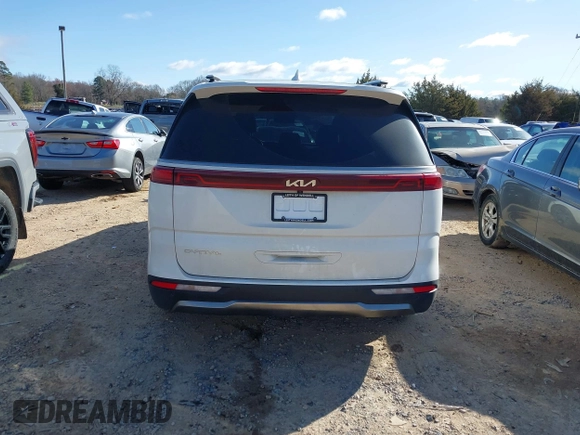 2023 Kia Carnival SX with VIN KNDNE5H35P6253793, listed as a IAAI auction lot 41684844 with 34,874 mi miles. Bid and sale history available at carsss.com. Image 16.