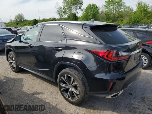 2017 Lexus RX with VIN 2T2BZMCA3HC127316, listed as a Copart auction lot 49983374 with 0 mi miles and Salvage Title. Bid and sale history available at carsss.com. Image 2.