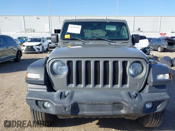 2020 Jeep Wrangler Willys с VIN 1C4GJXAG4LW164787, выставлен на аукционе IAAI как лот 41719754 с пробегом 63 802 миль миль и . История ставок и продаж доступна на DreamBid. Изображение 12.