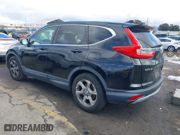 2017 Honda CR-V EX with VIN 7FARW1H55HE009693, listed as a IAAI auction lot 41539260 with 136,645 mi miles. Bid and sale history available at carsss.com. Image 3.