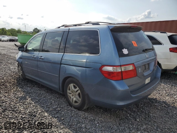 2005 Honda Odyssey EX-L z VIN 5FNRL38685B092279, wystawiony jako Copart lot #57452175 z przebiegiem Nie podano mil oraz Szkoda całkowita • Salvage title. Historia ofert i sprzedaży dostępna na DreamBid. Obrazek 2.
