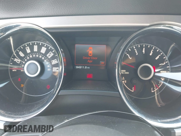 2014 Ford Mustang V6 with VIN 1ZVBP8AM3E5225590, listed as a IAAI auction lot 42148999 with 94,911 mi miles and . Bid and sale history available at DreamBid. Image 7.
