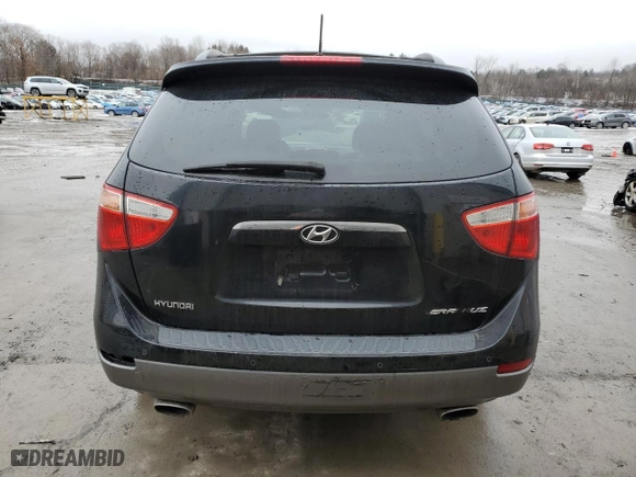 2011 Hyundai Veracruz GLS with VIN KM8NU4CCXBU163852, listed as a Copart auction lot 44753435 with 208,969 mi miles and Salvage Title. Bid and sale history available at carsss.com. Image 6.