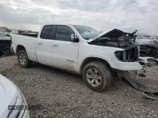 2021 Ram 1500 Laramie with VIN 1C6SRFDT9MN771658, listed as a Copart auction lot 51333035 with 86,062 mi miles and Salvage Title. Bid and sale history available at carsss.com. Image 4.