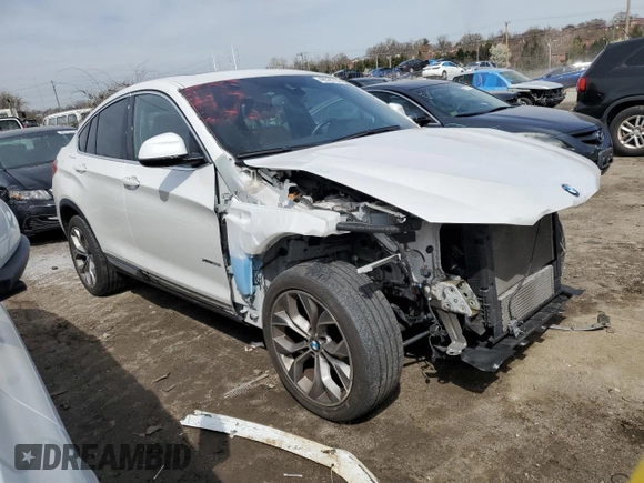 2018 BMW X4 xDrive28i with VIN 5UXXW3C5XJ0Z59928, listed as a Copart auction lot 48525724 with 87,696 mi miles. Bid and sale history available at carsss.com. Image 4.