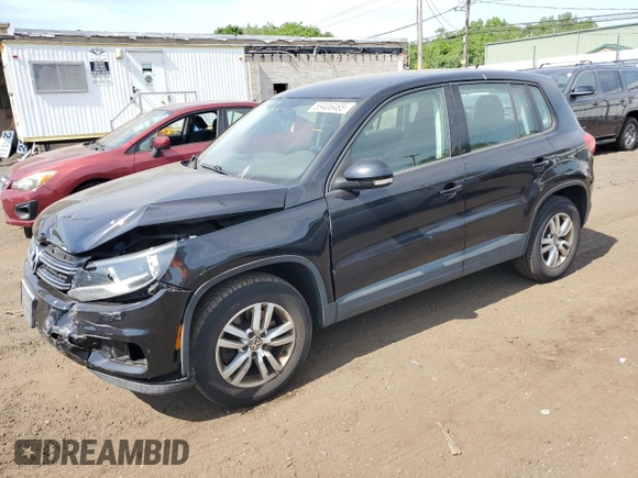2013 Volkswagen Tiguan SE z VIN WVGBV3AX9DW603521, wystawiony jako Copart lot #59406465 z przebiegiem 133 647 mil mil oraz Szkoda całkowita • Salvage title. Historia ofert i sprzedaży dostępna na DreamBid. Obrazek 1.