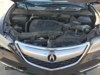 2015 Acura MDX Technology with VIN 5FRYD3H49FB012074, listed as a Copart auction lot 87838855 with 128,601 mi miles and Salvage Title. Bid and sale history available at DreamBid. Image 13.