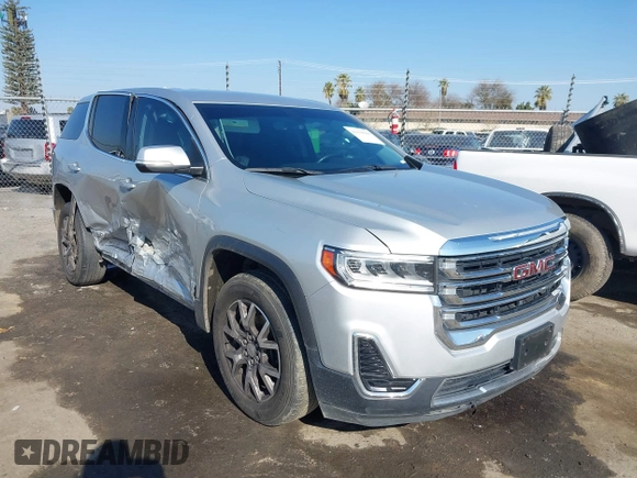 2020 GMC Acadia SLE with VIN 1GKKNKLA2LZ198417, listed as a IAAI auction lot 41439044 with 90,476 mi miles and . Bid and sale history available at carsss.com. Image 1.