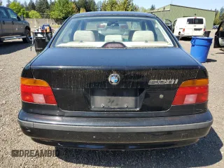 2000 BMW 5 Series 528iA with VIN WBADM6341YGU29669, listed as a Copart auction lot 55398505 with 0 mi miles and Salvage Title. Bid and sale history available at carsss.com. Image 6.