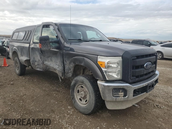 2013 Ford F-250 XL with VIN 1FT7X2B68DEB47487, listed as a Copart auction lot 85341004 with 194,035 mi miles and Salvage Title. Bid and sale history available at DreamBid. Image 4.