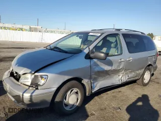 2002 Toyota Sienna LE with VIN 4T3ZF13C52U505287, listed as a Copart auction lot 77164884 with 0 mi miles and Salvage Title. Bid and sale history available at carsss.com. Image 1.