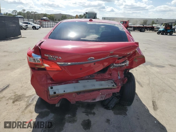 2016 Nissan Sentra SV with VIN 3N1AB7AP4GL676972, listed as a Copart auction lot 53526055 with 146,128 mi miles and Salvage Title. Bid and sale history available at DreamBid. Image 6.