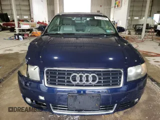 2005 Audi A4 1.8T with VIN WAUAC48H85K009633, listed as a Copart auction lot 85316874 with 97,936 mi miles and Salvage Title. Bid and sale history available at carsss.com. Image 5.