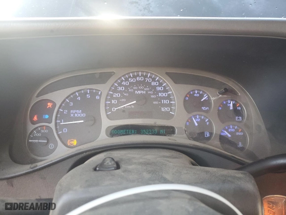 2005 GMC Sierra 1500 SLE1 with VIN 2GTEK19BX51292200, listed as a Copart auction lot 48548245 with 352,333 mi miles and Salvage Title. Bid and sale history available at carsss.com. Image 9.
