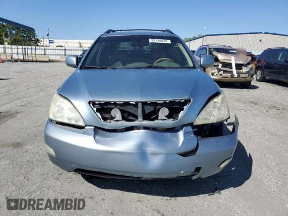 2005 Lexus RX 330 with VIN 2T2GA31U05C042160, listed as a Copart auction lot 53120035 with 190,409 mi miles and Salvage Title. Bid and sale history available at DreamBid. Image 5.