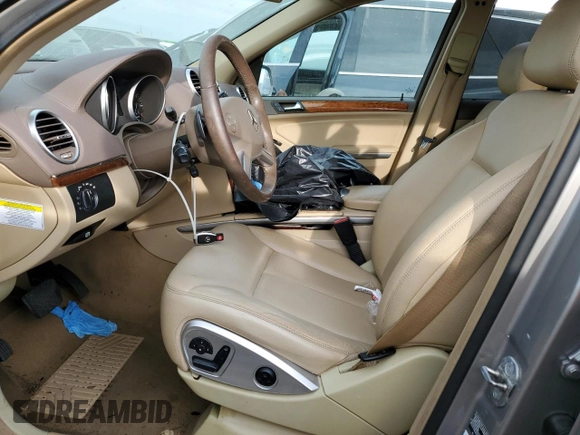 2009 Mercedes-Benz GL-Class 4.6L with VIN 4JGBF71E19A443397, listed as a Copart auction lot 76158094 with 0 mi miles and Salvage Title. Bid and sale history available at carsss.com. Image 7.