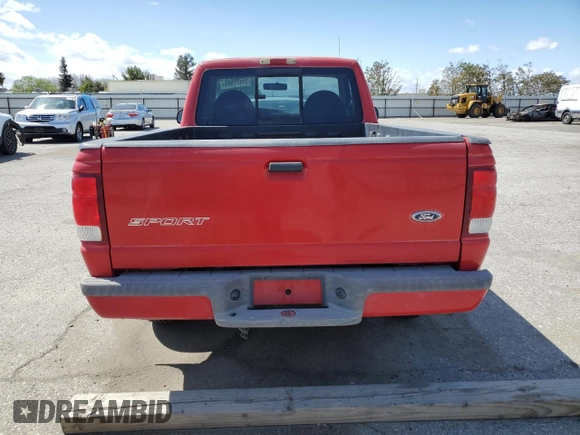 2000 Ford Ranger XL with VIN 1FTYR10C8YPA52570, listed as a Copart auction lot 51477005 with 158,875 mi miles and Clean Title. Bid and sale history available at carsss.com. Image 6.