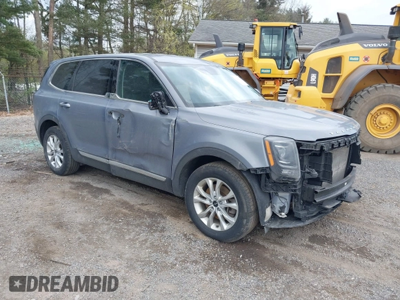 2022 Kia Telluride LX with VIN 5XYP24HC9NG219104, listed as a IAAI auction lot 42026163 with 82,002 mi miles and . Bid and sale history available at DreamBid. Image 1.