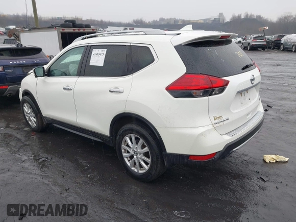 2017 Nissan Rogue SV with VIN 5N1AT2MVXHC881406, listed as a IAAI auction lot 41685473 with 69,206 mi miles and . Bid and sale history available at carsss.com. Image 3.