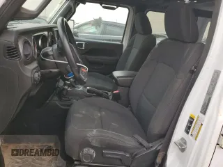 2022 Jeep Wrangler Unlimited Willys Sport with VIN 1C4HJXDM7NW145806, listed as a Copart auction lot 46851705 with 28,357 mi miles and Salvage Title. Bid and sale history available at DreamBid. Image 7.