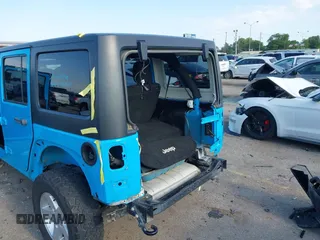 2017 Jeep Wrangler Unlimited Sport with VIN 1C4BJWDG2HL635831, listed as a IAAI auction lot 42172316 with 95,510 mi miles and . Bid and sale history available at DreamBid. Image 6.