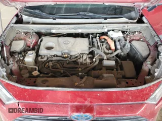 2019 Toyota RAV4 Hybrid XLE with VIN 2T3RWRFV7KW018121, listed as a Copart auction lot 53134755 with 184,512 mi miles and Clean Title. Bid and sale history available at carsss.com. Image 12.