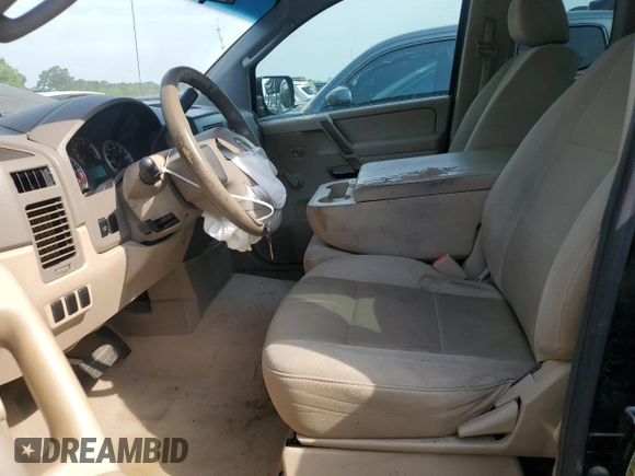 2008 Nissan Titan XE with VIN 1N6BA06A28N330045, listed as a Copart auction lot 52288595 with 211,906 mi miles and Salvage Title. Bid and sale history available at carsss.com. Image 7.