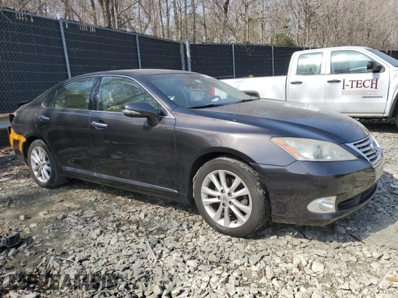 2012 Lexus ES with VIN JTHBK1EG7C2504440, listed as a Copart auction lot 50044775 with 255,978 mi miles and Salvage Title. Bid and sale history available at carsss.com. Image 4.