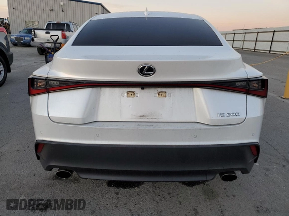 2023 Lexus IS 300 with VIN JTHDA1D28P5127557, listed as a Copart auction lot 88539325 with Not provided miles and Salvage title. Bid and sale history available at DreamBid. Image 6.