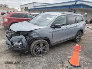 2022 Honda Pilot Sport with VIN 5FNYF6H33NB046269, listed as a Copart auction lot 47207755 with 66,527 mi miles and Salvage Title. Bid and sale history available at carsss.com. Image 1.