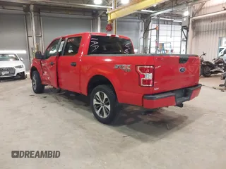 2019 Ford F-150 XL with VIN 1FTEW1EP8KFC25296, listed as a IAAI auction lot 41641341 with 68,091 mi miles. Bid and sale history available at carsss.com. Image 3.
