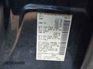 2020 Nissan Frontier SV with VIN 1N6ED0EB6LN716572, listed as a IAAI auction lot 41807080 with 53,586 mi miles and . Bid and sale history available at DreamBid. Image 9.