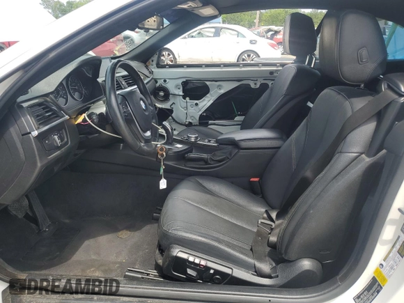2014 BMW 4 Series 435i with VIN WBA3T3C55EP736862, listed as a Copart auction lot 57089135 with 113,801 mi miles and Salvage title. Bid and sale history available at DreamBid. Image 7.